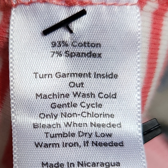 Talbots Stretch Weekend Tee Ling Sleeve Striped sz L - Picture 2 of 8